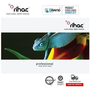 Premium Satin Studio Weave A4 Inkjet Photo Paper 260gsm 20pk RC Coated RIHAC CIS - Picture 1 of 3