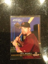 2004 Donruss Studio Jeff Bagwell Silver Proof #’d 27/100