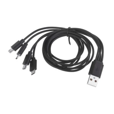 4 in USB Charging Cable USB to Micro USB Simultaneously for Multiple - Image 1 of 4