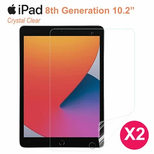 2pcs Soft PET Film Guard for Apple iPad 8 Screen Protector 10.2'' 2020 2021 - Picture 1 of 2