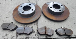 Audi 80 Cabriolet, coupe new Front Brake Discs febi 10913 256x22mm With new pads - Picture 1 of 11