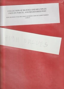 GB COLLECTION OF BLOCKS & MULTIPLES USED ON PARCELS & REGISTERED POST IN FOLDER - Picture 1 of 22