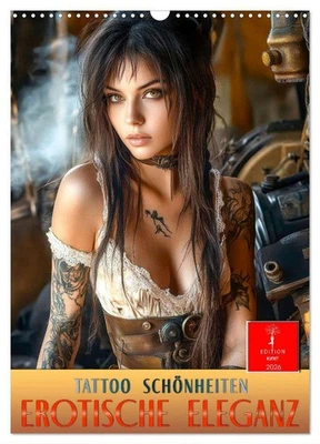 CALVENDO, CALVENDO Tattoo Schönheiten - erotische Eleganz (Wandkalender 2026 DIN A3 hoch), CALVENDO