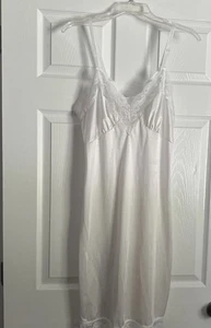 Abito completo vintage bianco slip ANTRON nylon taglia 36 - Foto 1 di 5