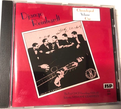 Django Reinhardt Chronological Volume One The First QHCF Recordings 1934-1935 CD Foto 1 de 4