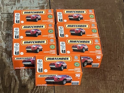 LOT OF 7 MATCHBOX RED TOYOTA 4RUNNER POWER GRAB BOX - Image 1 of 3