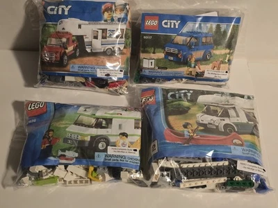 (4) LEGO CITY Camper LOT  *Read Description* - Image 1 of 2