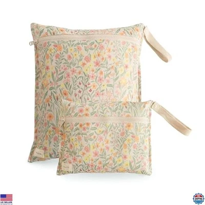 mushie Water-Resistant Wet Bags Set | Large & Small Reusable Storage, 2-Pack - Image 1 of 4