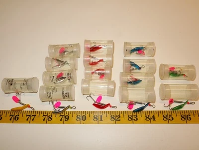 15 señuelos de pesca vintage Stevenson's Fly Rod Mercury Minnow Foto 1 de 4