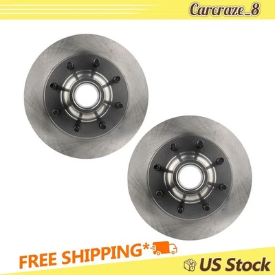 Frenos delanteros y rotores y buje para Ford E-350 Econoline Club Wagon 4,9 L 1995-1996 Foto 1 de 4