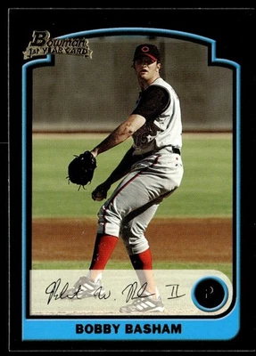 2003 Bowman Bobby Basham Rookie Cincinnati Reds #179 - Image 1 of 2