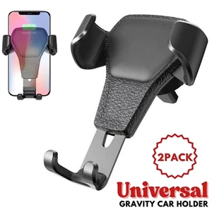Universal Gravity Car Holder Mount Air Vent Stand Cradle For Mobile Cell Phones - Picture 1 of 15