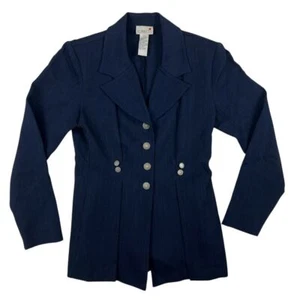 Blazer vintage donna tg 5/6 scarlatto doppiopetto equitazione anni 90 sartoriale chic - Foto 1 di 14