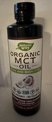 Nature’s Way Organic MCT Oil From Coconut - 16oz - Image 1 of 4