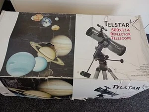 Telstar 500x114mm Telescope Outfit Including Stand Case + Manual - Picture 1 of 13