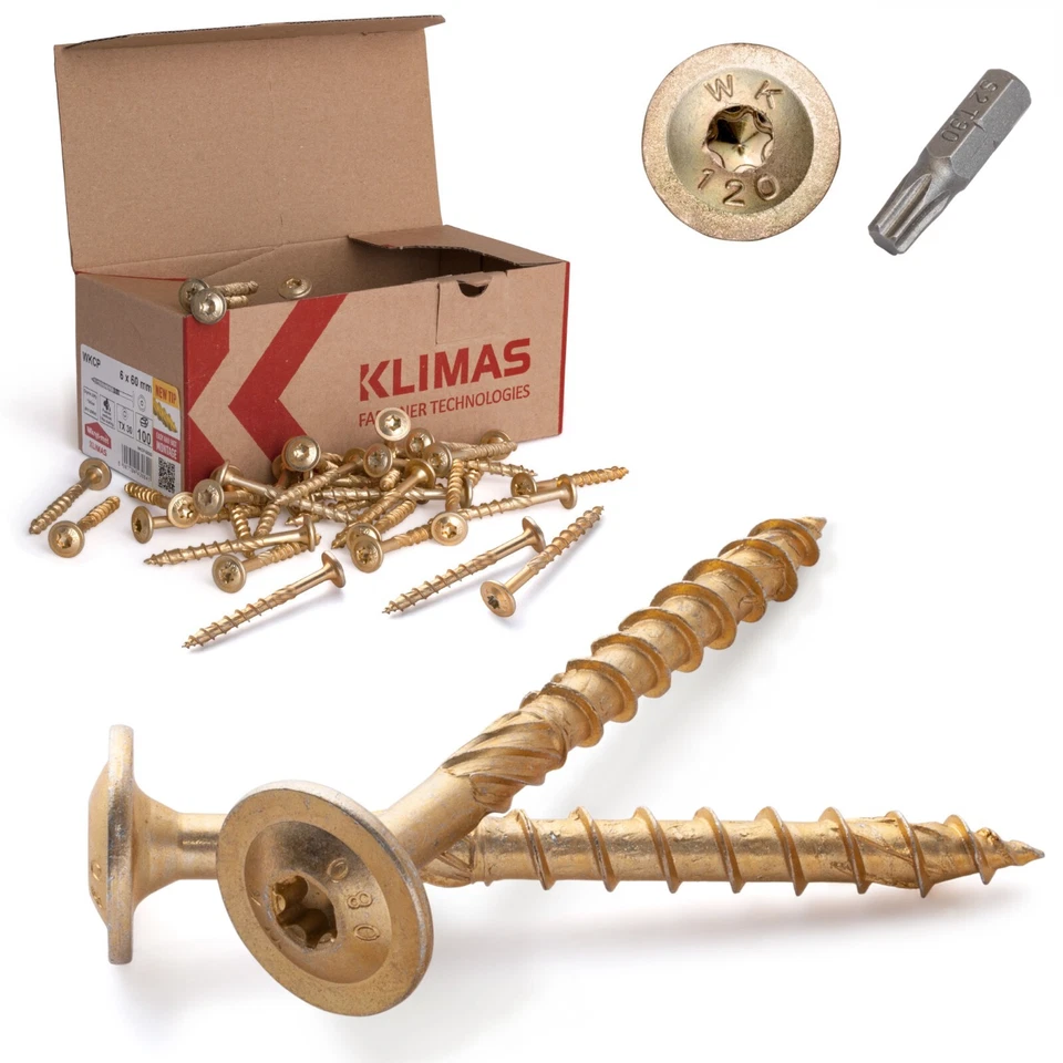 Tellerkopfschrauben Holzbauschrauben Tellerkopf Torx 8X180