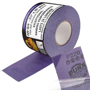 220 Grit Purple Ceramic 2.75" x 20 Yard Roll Self Adhesive Longboard Sandpaper - Picture 1 of 5