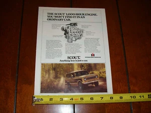 ANUNCIO INTERNATIONAL SCOUT ORIGINAL 1979 - Imagen 1 de 12