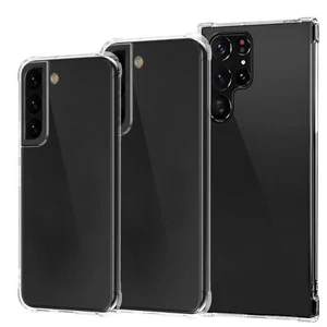 Clear TPU Case For Samsung Galaxy S22/S22+/S22 Ultra Transparent Soft Cover - Picture 1 of 22