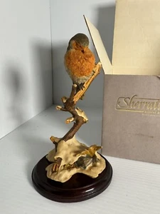 Vintage Sherratt & Simpson Collectible Resin Bird Sculpture Signed In Box - Bild 1 von 6
