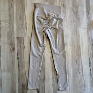 ECHT Tan Cream Scrunch Leggings Butt Workout Womens XS - Picture 1 of 8