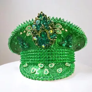 Burningman Festival Captain Hat Burning Man Green Burning Man Festival Beach - Picture 1 of 5