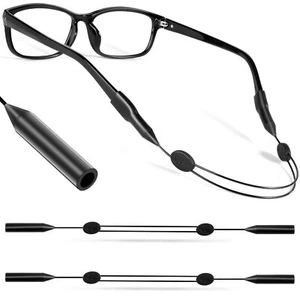 2 pack Adjustable Glasses Strap, Anti-Slip Eye Glasses Holder Strap for Sports - Picture 1 of 6