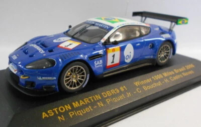 Ixo 1/43 Scale GTM037 ASTON MARTIN DBR9 #1 WINNER 1000 MILES BRASIL 06 - Image 1 of 3