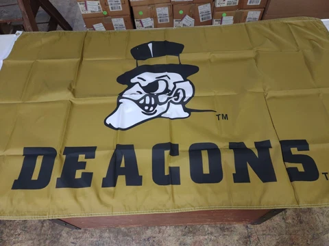Officially Licensed NCAA Wake Forest Demon Deacons Team Logo 3' x 5' House Flag Cover
