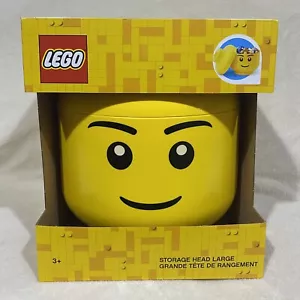 LEGO Large Yellow Storage Head ~ Brick Boy ~ NIB - Picture 1 of 2