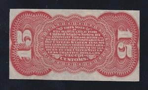 US 15c Fractional Currency Specimen Note Red Back spwmb FR 1276sp Ch CU (-022) - Picture 1 of 2