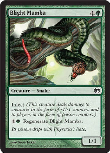 BLIGHT MAMBA X4 4 4X Scars of Mirrodin MTG Magic the Gathering Cards DJMagic - Image 1 of 1