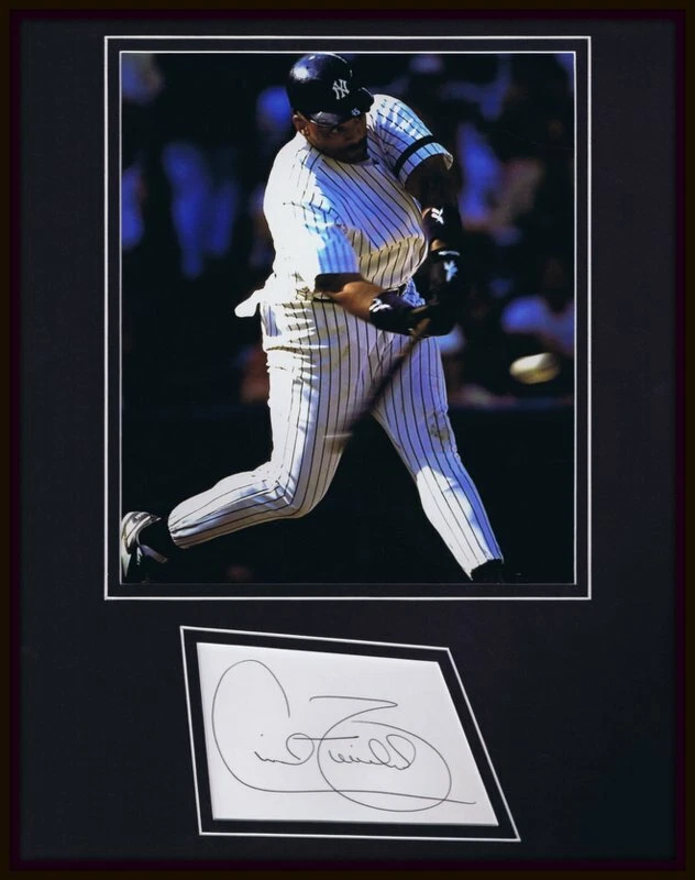 Cecil Fielder Signed Framed 11x14 Photo Display JSA Yankees - Image 1 of 1