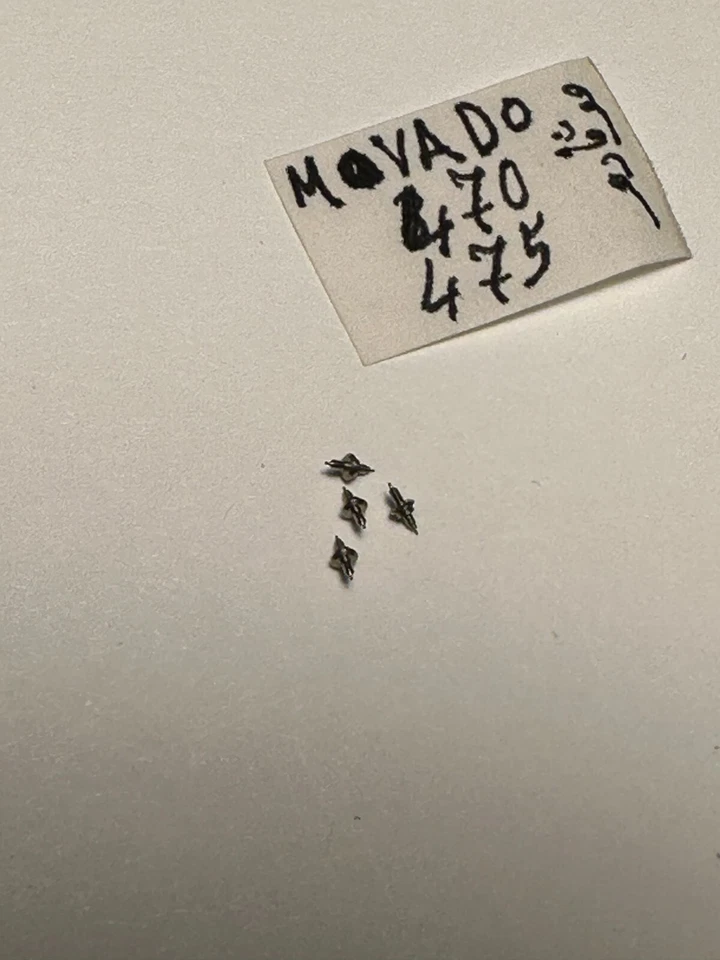 NUEVO STOCK ANTIGUO MOVADO 470 475 BALANCE STAFF Foto 1 de 1