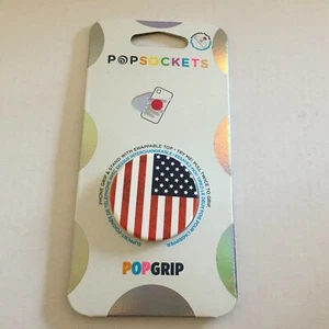 NEW Universal Mobile Phone Grip & Stand American Flag PopSocket - Photo 1 sur 5