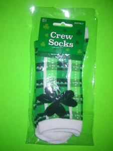 Calcetines crew del día de San Patricio - talla única - Imagen 1 de 2