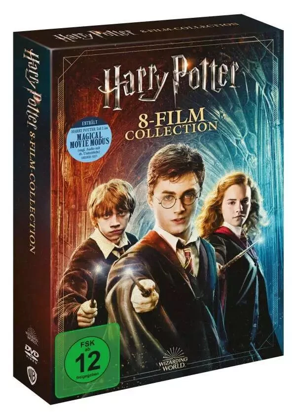 Harry Potter: alle 8 Filme / Teil: 1 im Magical Modus - 7.2 [9 DVDs/NEU/OVP] - Bild 1 von 4