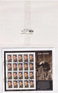 ODZ&ENDZ US- 33¢ - SCOTT#: 3329a - HOJA DE RECUERDO JAMES CAGNEY de 20 FDC 198 - Imagen 1 de 4