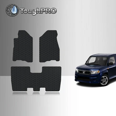 Alfombrillas ToughPRO negras para Honda Element All Weather Custom Fit 2003-2006 Foto 1 de 4