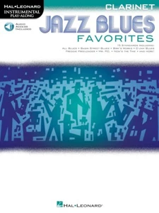 Jazz Blues Favorites Clarinet Instrumental Play Along 15 Hits! Book NEW! - Imagen 1 de 1