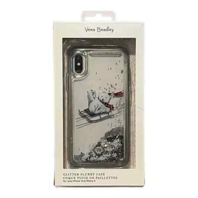 Vera Bradley Polar Bear Glitter Flurry Case for iPhone Xs & X EUC - Image 1 of 3