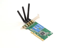 TRENDnet N300 802.11n 300Mb/s Wireless PCIe Wi-Fi Adapter P/N:TEW-623PI/A Tested - Afbeelding 1 van 4