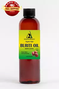 BURITI EXOTIC FRUIT OIL UNREFINED ORGANIC COLD PRESSED 4 OZ - Picture 1 of 12