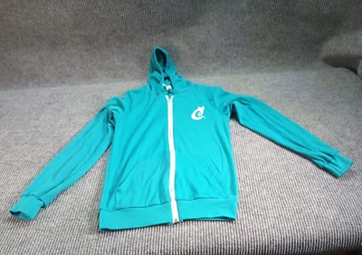 Gato Dama Mujer Sudadera con Capucha Mediana Verde LS Cremallera Completa Bolsillo Gato Amante Gatito Felino Foto 1 de 4