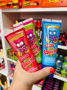 13 x Bobbys Mega Squeeze Pop 3 Geschmacksrichtungen FRESH DATE (C34)H - Bild 1 von 1