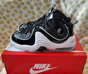 Nike Air Penny II Turnschuhe DV0817-001 schwarz/weiß Basketball Herren Größe 8uk neu - Bild 1 von 7