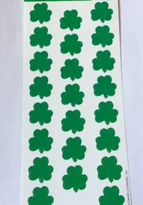 HALLMARK STICKERONI Sticker Sheet Set ST PATRICK'S DAY SHAMROCKS - Picture 1 of 1