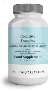🆕️COGNITIVE COMPLEX Hey nutrition, FOOD SUPPLEMENT CAPSULES (RRP ) - Picture 1 of 8