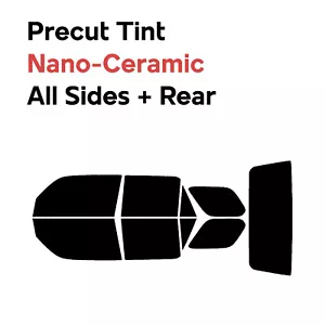 Precut Window Film Automotive Nano Ceramic DIY Tint for Toyota 4Runner 2010-2024 - Picture 1 of 7