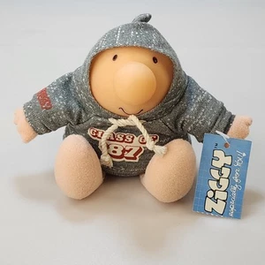 Muñeco de peluche vintage Ziggy clase del 86 vinilo 6" American Greetings Forget Me Not - Imagen 1 de 9